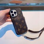 LV Monogram Crossbody Multi-Function Wallet Phone Case with Coin Pocket - 图片 6