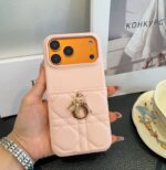 Dior Lady Dior Quilted Metal Pendant Phone Case - 图片 12