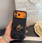 Dior Lady Dior Quilted Metal Pendant Phone Case - 图片 5