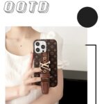 Louis Vuitton Classic Monogram Wrist Strap Luxury Phone Case - 图片 15