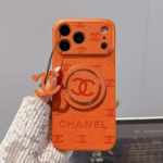 Chanel Embossed Monogram MagSafe Ring Holder Premium Leather Luxury Phone Case - 图片 11
