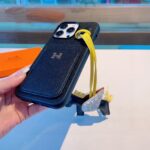 Hermès Style Premium Leather Card Holder Phone Case - 图片 10