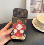 Louis Vuitton Vivienne Lucky Fortune Monogram Leather Luxury Shockproof Phone Case - 图片 10