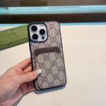 Gucci Classic Monogram Phone Case - Card Slot Full Coverage | Timeless Luxury Collection - 图片 3