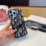 Dior Saddle Card Holder Phone Case - 图片 4