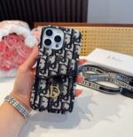 Dior Saddle Card Holder Phone Case - 图片 2