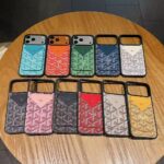 Goyard Classic Monogram Detachable Card Holder Wallet Luxury Phone Case
