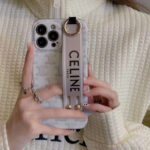 Celine Triomphe Monogram Wrist Strap Luxury Phone Case - 图片 3