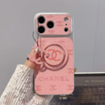 Chanel Embossed Monogram MagSafe Ring Holder Premium Leather Luxury Phone Case - 图片 15