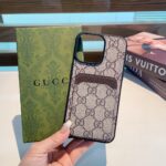 Gucci Classic Monogram Phone Case - Card Slot Full Coverage | Timeless Luxury Collection