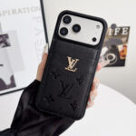 Luxury LV & Gucci Monogram Card Holder Wallet Phone Case - 图片 3