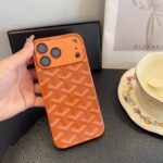 Goyard Classic Monogram Full Coverage Lens Frame Ultra Slim Luxury Phone Case - 图片 15