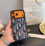 Dior Card Holder Fabric Full-Cover Phone Case - 图片 2