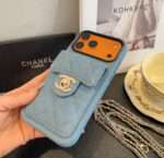 Chanel Denim CC Crossbody iPhone Case with Card Slot - 图片 7