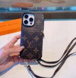 LV Monogram Crossbody Multi-Function Wallet Phone Case with Coin Pocket - 图片 8
