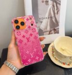 Star Orange Series LV Glitter Phone Case - 图片 9