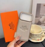 Hermès Starry Series Full-Wrap iPhone Case - 图片 2