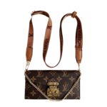 LV & Gucci Monogram Flip Phone Wallet Mini Crossbody Shoulder Bag With Card Slots - 图片 14
