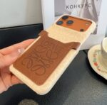 Loewe Style Anagram Embossed Card Holder Crossbody Phone Case - 图片 16