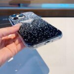 Prada Style Gradient Full Rhinestone Glitter Phone Case - 图片 16