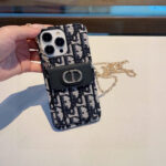 Dior Card Holder Crossbody Phone Case with Chain Strap - 图片 2