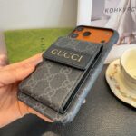 Gucci GG Supreme Monogram Card Holder Wallet Leather Luxury Phone Case - 图片 16