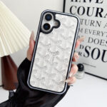 Goyard Classic All-Over Monogram Print Slim Shockproof Luxury Phone Case - 图片 5