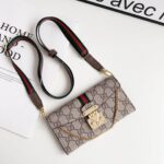 LV & Gucci Monogram Flip Phone Wallet Mini Crossbody Shoulder Bag With Card Slots - 图片 5