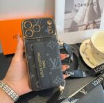 LV Card Holder Phone Case, Accordion Card Bag Crossbody Design - 图片 5