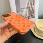 Star Orange Series LV Glitter Phone Case - 图片 4