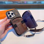 LV Monogram Crossbody Multi-Function Wallet Phone Case with Coin Pocket - 图片 2