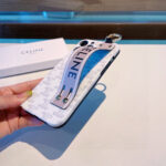 Celine Triomphe Monogram Wrist Strap Luxury Phone Case - 图片 7