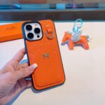 Hermès Style Premium Leather Card Holder Phone Case - 图片 16