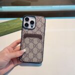 Gucci Classic Monogram Phone Case - Card Slot Full Coverage | Timeless Luxury Collection - 图片 8