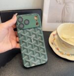 Goyard Classic Monogram Full Coverage Lens Frame Ultra Slim Luxury Phone Case - 图片 7