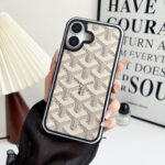 Goyard Classic All-Over Monogram Print Slim Shockproof Luxury Phone Case - 图片 8