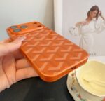 Goyard Classic Monogram Full Coverage Lens Frame Ultra Slim Luxury Phone Case - 图片 16