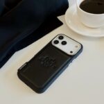 Hermès Paris Embossed Leather Card Slot Luxury Phone Case - 图片 6