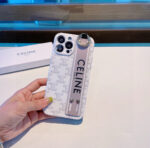 Celine Triomphe Monogram Wrist Strap Luxury Phone Case - 图片 9