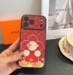 Louis Vuitton Vivienne Lucky Fortune Monogram Leather Luxury Shockproof Phone Case - 图片 6