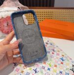 LV Denim Padlock Crossbody Card Holder Phone Case - 图片 6