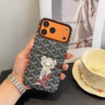 Goyard X KAWS Skeleton Collage Monogram Card Holder Luxury Phone Case - 图片 18