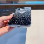 Prada Style Gradient Full Rhinestone Glitter Phone Case - 图片 17