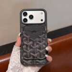 Goyard Classic Monogram Detachable Card Holder Wallet Luxury Phone Case - 图片 14