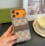 Gucci GG Supreme Monogram Card Holder Wallet Leather Luxury Phone Case - 图片 4