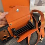 Louis Vuitton Embossed Monogram Card Holder Crossbody Strap Luxury Phone Case - 图片 19