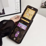 Luxury LV & Gucci Monogram Card Holder Wallet Phone Case - 图片 9