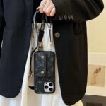 LV Classic Monogram Crossbody Card Holder Phone Case