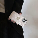 Gucci Embossed GG Monogram Metal Logo Premium Leather Luxury Phone Case - 图片 2