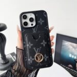 Luxury Designer Monogram Card Holder Phone Case | 2-in-1 Wallet Shockproof Cover - 图片 9